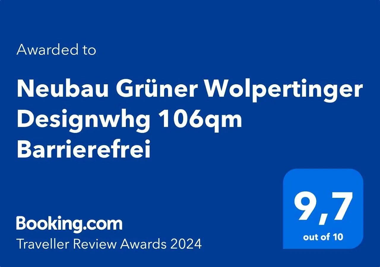 Ferienwohnung Neubau Gruener Wolpertinger Designwhg 106Qm Barrierefrei Breitbrunn am Chiemsee Deutschland